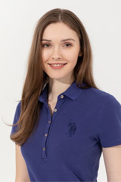 U.S. Polo Assn. Tricou albastru pentru femei