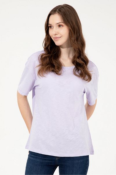 U.S. Polo Assn. Tricou roz pentru femei