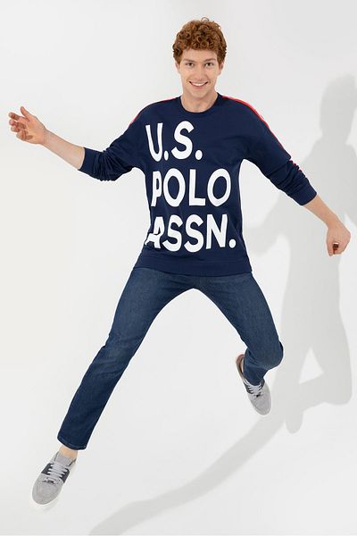 U.S. Polo Assn. Ανδρικό φούτερ Navy Blue