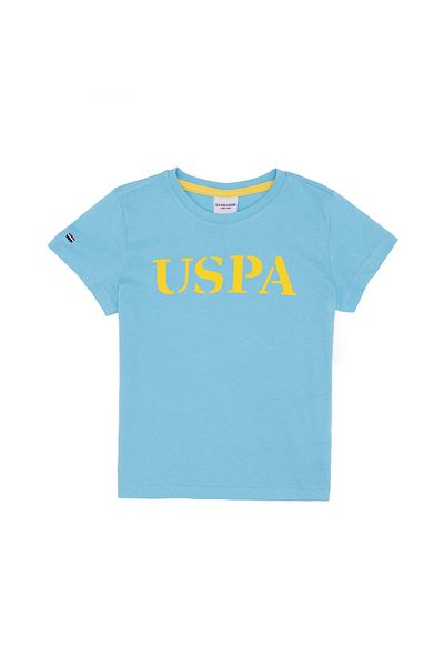 U.S. Polo Assn. Синя момчешка тениска