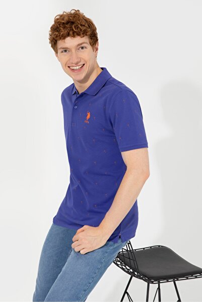 U.S. Polo Assn. Tricou albastru pentru bărbați