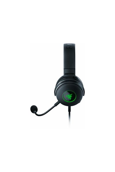 RAZER سماعة رأس سلكية للألعاب Kraken V3 HyperSense USB - تقنية Haptic، برنامج تشغيل Triforce مقاس 50 مم، صوت THX