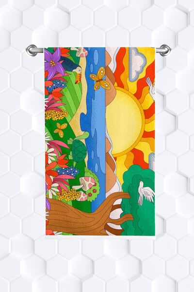 move home Багатофункціональний декоративний рушник з візерунком 35x55 см