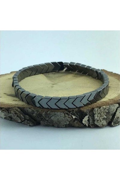 Doğal Taş Dünyası Hematite Arrow Bracelet