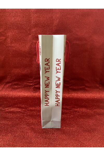 4nio Geyik Yılbaşı Hediye Karton Poşet