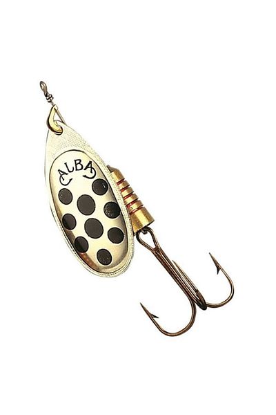 Albastar Yellow 4.5 Gr 202 Rems Rotating Fishing Spoon - (No: 2)