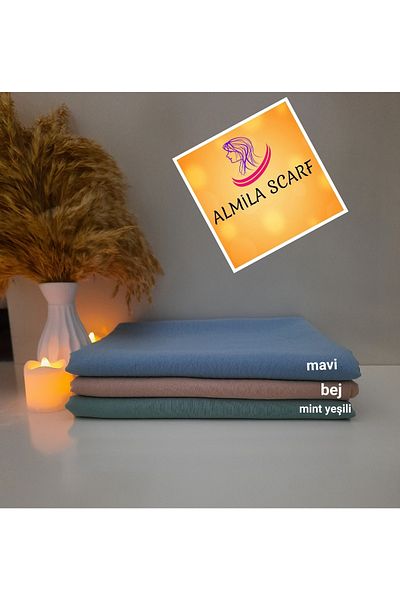 Narine Hijab Γυναικείο Βαμβακερό Μοντέλο Cazz Shawl - Σετ 3 τεμαχίων