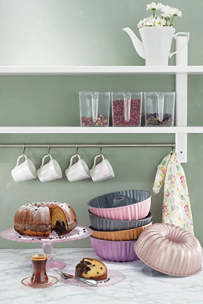 Emsan Griss Hardstone Gray Cast Cake Mold 24 cm