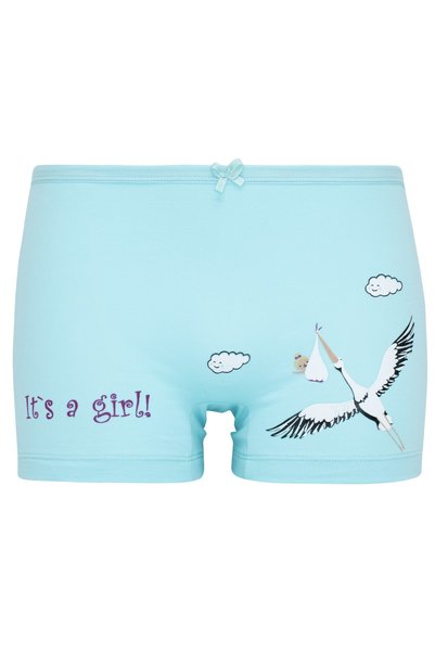 biyokids Girl's Flying Storks Printed 5 Pack Boxers