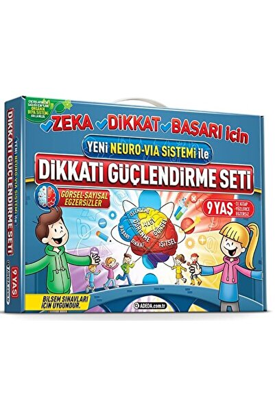 Adeda Yayıncılık Dikkati Güçlendirme Seti 9 Yaş / Osman Abalı / / 9786058064010