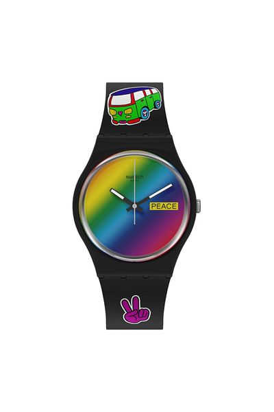 Swatch Go with the'Bow Wristwatch So31B101