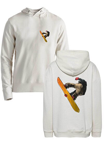 Alfa Tshirt Snowboad Ecru Sweatshirt