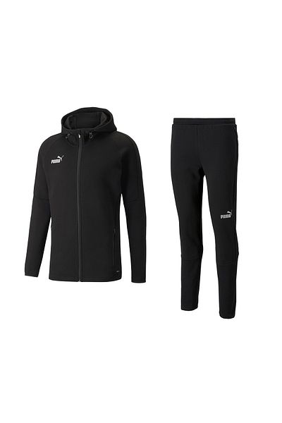 Puma 657383   Σετ αθλητικής φόρμας Team Final Casuals Μαύρο Μαύρο