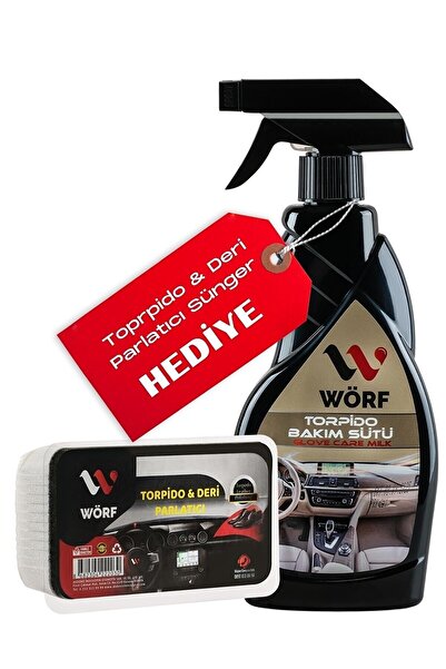 WÖRF Torpido Parlatıcı Bakım Sütü 500 ml + Parlatıcı Sünger
