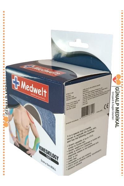 MEDWELT Pain Patch 5cm X 5m Knesiotape Pain Patch Without Medicine