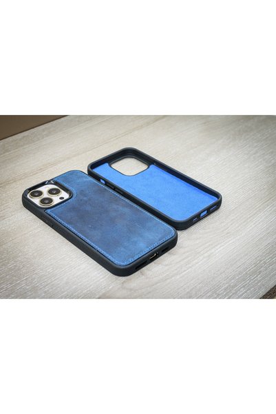 delux case iPhone 14 Compatible Genuine Leather Phone Case
