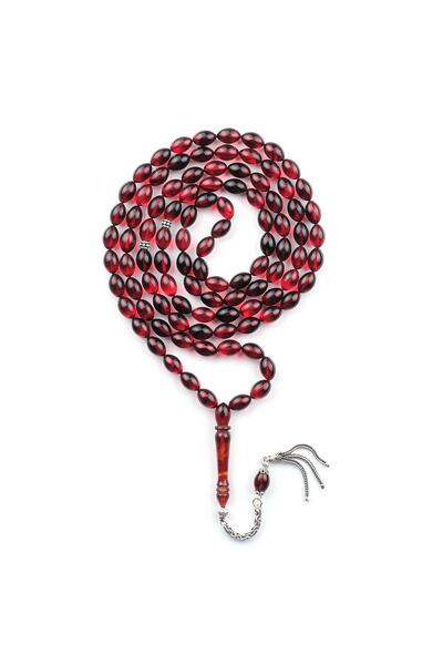 TESBİHCİBABA 99-ка Намисто з червоного бурштину для молитви