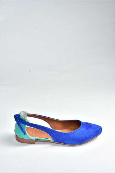 Fox Shoes Dámské baleríny Saks Blue/Water Green H726324002