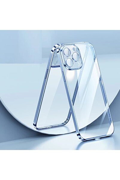 m.tk moveteck Iphone 14 Pro Max Kılıf Kamera Lens Koruyucu 6.7 Inç Derin Mor Için Ultra Ince Sert Arkası Şeffaf