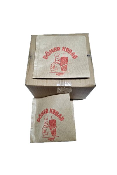 ecenplast Pide Hamburger Kese Kağıdı, 15,5x16cm Boyutlarında 1000 Adet