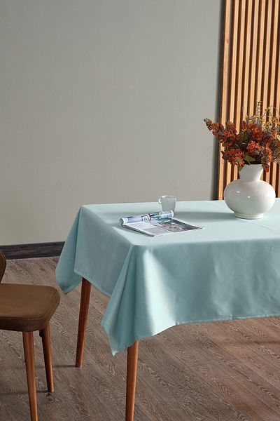Mr. Stock Tablecloth Satin, Authentic, Modern, Matte Satin Table Cloth, Easy to Clean, Rectangular 140X140 cm