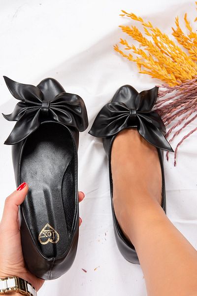 Fox Shoes Černá dámská balerína Ballerina H726810509