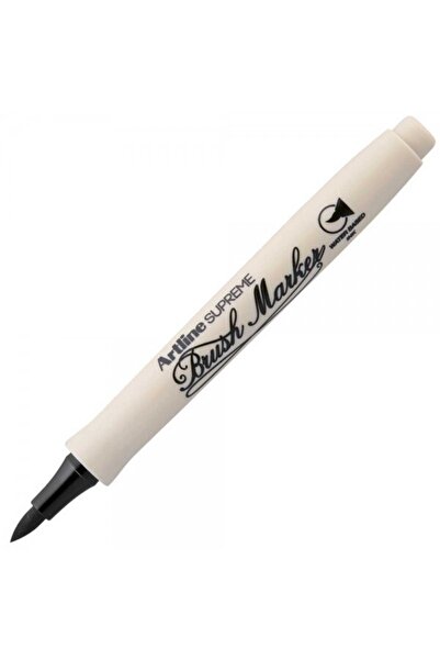 artline : Supreme Brush Marker Esnek Fırça Uçlu Kalem : Siyah