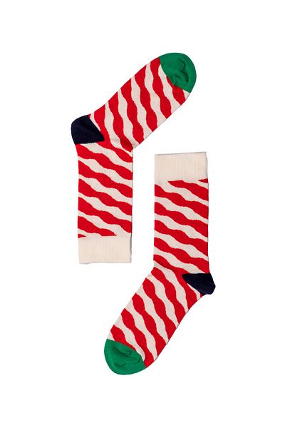 The Socks Company Комплект дамски чорапи с коледни райета от 3 части