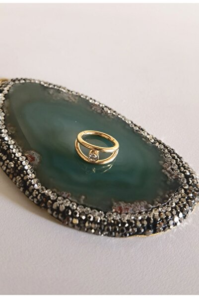 Bylin Cerrahi Çelik Tek Zirkon Çiftli Halka Piercing - Halka Çapı : 8 Mm - 1 ...