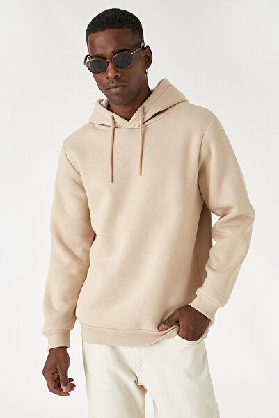 Koton 3sam70001mk Ανδρικός ιδρώτας Μπεζ