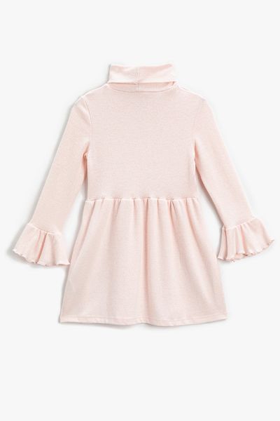 Koton Rosafarbenes Mädchenkleid 3WKG80014AK