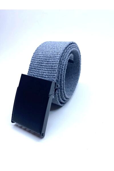 Trend Deri Unisex Siyah Toka Bez Kemer Spor Süper Yumuşak