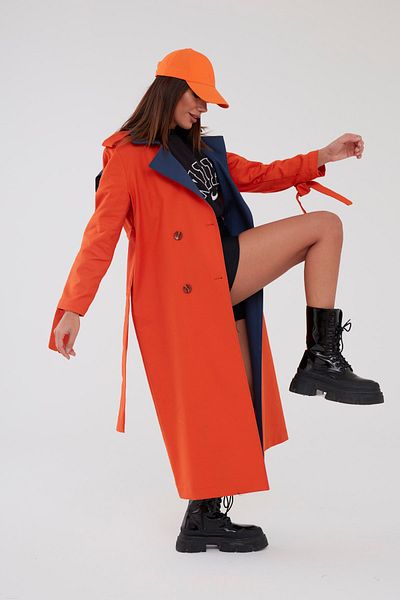 SahraAfra Oversize Double Trench Coat