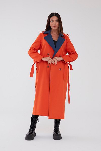 SahraAfra Oversize Double Trench Coat