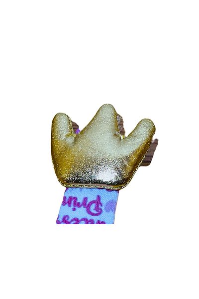BABY TONE Baby Girl Crowned Pacifier Strap Pacifier Holder