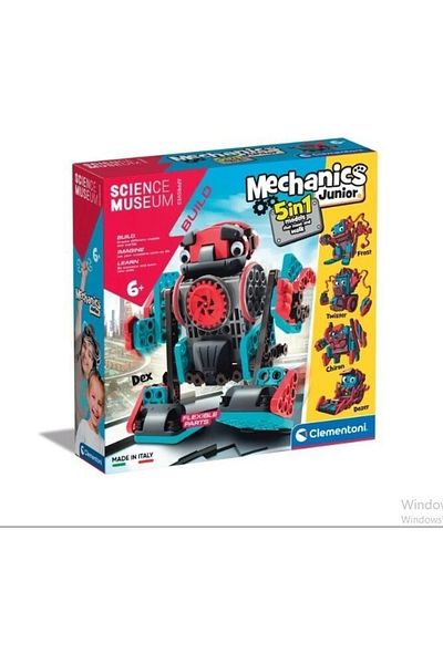 Clementoni Çocuk Clementoni Mechanical Juniore 5 In 1 Movable Robot 61360 Licensed Product