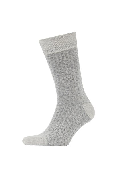 DeFacto Men's 3-Piece Cotton Long Socks