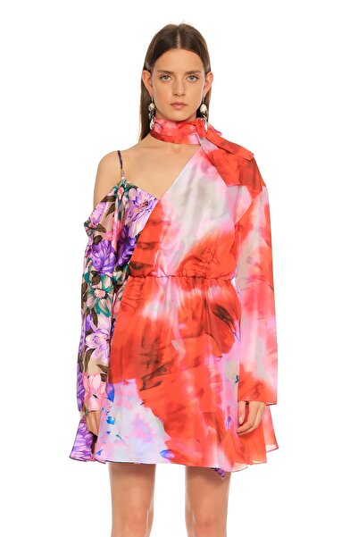 MSGM Kadın Çok Renkli Elbise Msmmda238Y431212-Multı