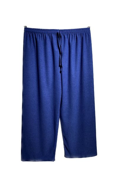 FATELLA Women's Mother Elastic Waist Standard Normal Size Comfortable Pattern Combed Cotton Trousers