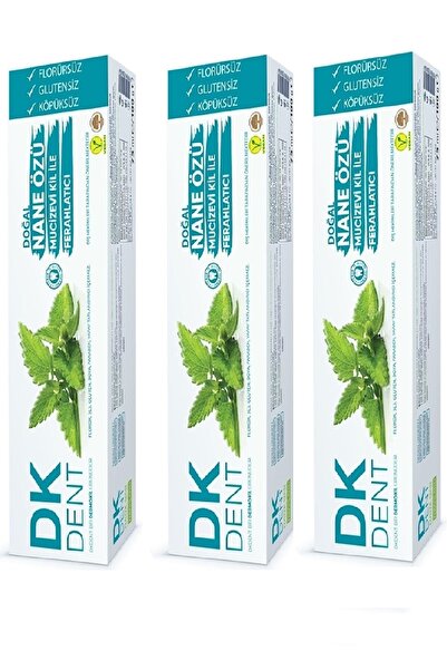 Dermokil Dk Dent Nane Özlü Diş Macunu 75ml X3