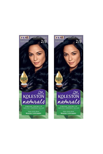 Wella Koleston Naturals Saç Boyası 2/8 Böğürtlen Siyahı 2 Adet