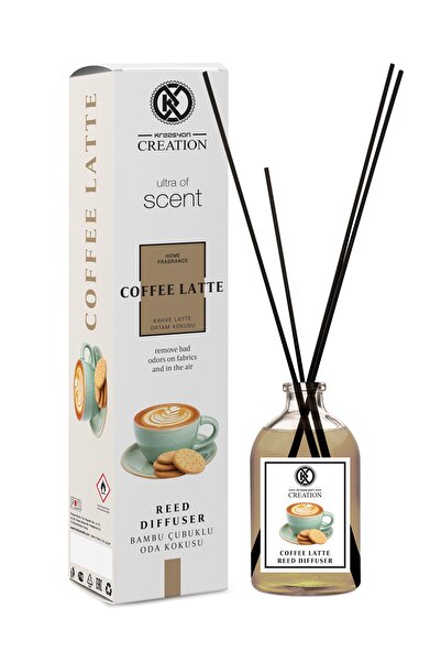Reed Diffuser Bambu Çubuklu Oda Kokusu 115 Ml Coffee Latte