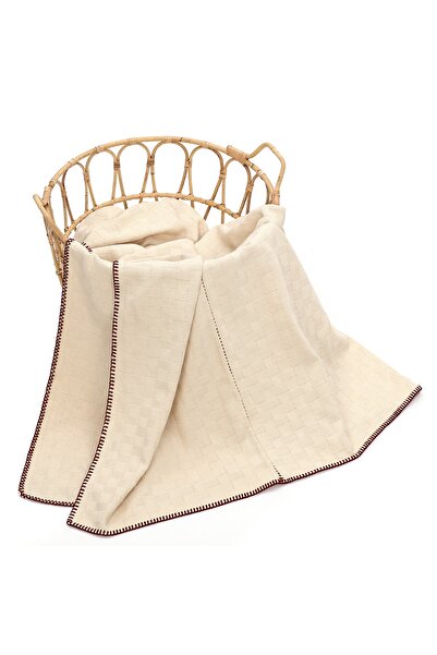 PESHCE Hazel Double Bedspread 180×240 Cm Claret Red