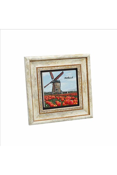 Sadrazam Tablou din piatră naturală imprimat vizual Țările de Jos 20cmx20cm krg-028