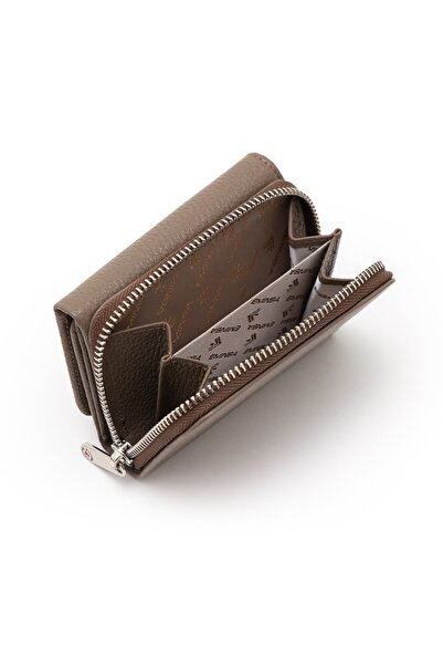 Eminsa Vizon Hakiki Deri Kadın Cüzdanı