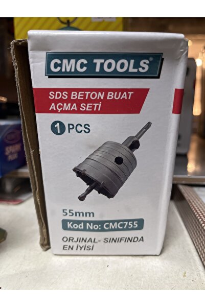 SDS CMC BETON BUAT AÇMA SETİ 55 MM BETON DELİCİ ORJİNAL SINIFINDA EN İYİSİ CMC755