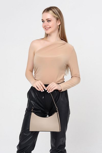 Güce Mink Color Baguette Baguette Geanta de mana si umar Gc 009023