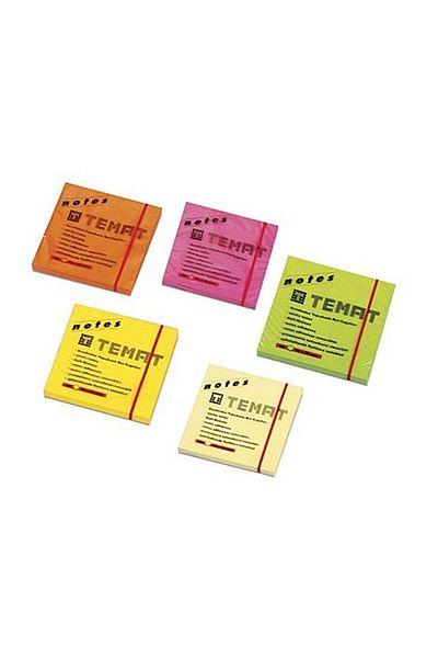 Temat 75x75 Mm Adhesive Note Paper Set of 5