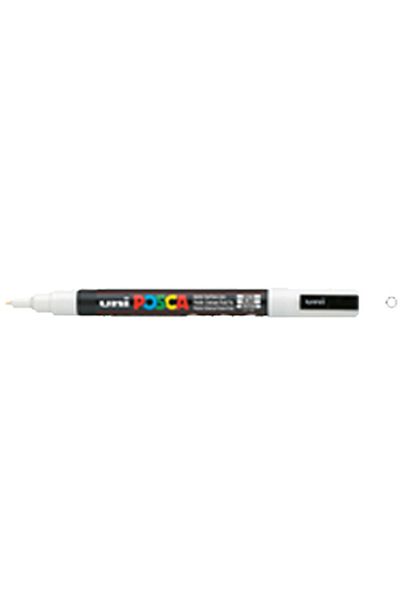 UNİ-BALL 0.9-1.3 mm White Poster - Markers Painting, Water Based, Pc-3M