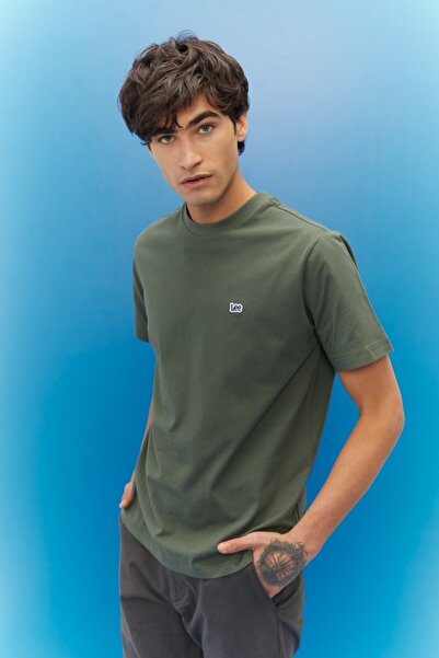 Lee Bisiklet Yaka Tshirt